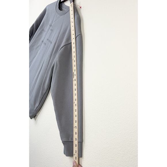 Taylor Swift The Tortured Poets Department XL Sweatshirt Gray Crewneck Graphic - Picture 5 of 8